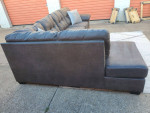 *FREE DELIVERY* ASHLEY FURNITURE CHARCOAL GRAY SECTIONAL SOFA* Hablo Español*