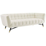 High-end cream velvet sofa