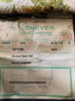 1972 Conover Chair Company 3 Seat Sofa