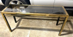 Beautiful Brass/Glass Entrance way/Sofa TABLE - Good condition