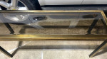 Beautiful Brass/Glass Entrance way/Sofa TABLE - Good condition
