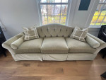 Beautiful Baker Furniture Velvet Sofa in VG Condition