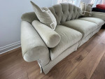 Beautiful Baker Furniture Velvet Sofa in VG Condition