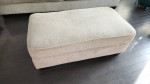 Sofa, seat & a half, ottoman, 6 pillows