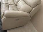 Power recliner Leather sofa