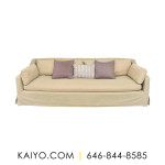 Restoration Hardware Belgian Slope Arm Slipcovered Bench-Seat Sofa (Wa