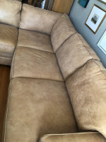 Leather Sectional Sofa Like New!