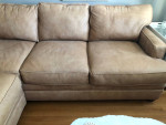 Leather Sectional Sofa Like New!