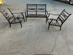 Beautiful Outdoor Conversation Set Sofa And 2 Oversized Chairs OBO