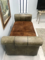 Genuine Alligator Leather Sofa Daybed