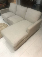 Light Gray sofa w/ Chaise