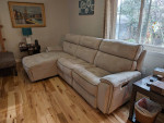 Power Reclining Sectional Sofa with Left-Hand Chaise