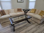 Sherrill Furniture 3 seater Sofa set with matching love seat