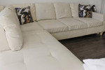 Sectional Sofa Set With Ottoman