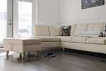 Sectional Sofa Set With Ottoman