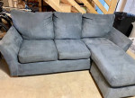 LA Z Boy Queen Sleeper Sofa w/Chaise Lounger