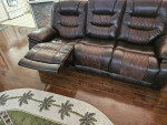 Reclining sofa and chair