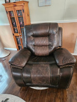 Reclining sofa and chair