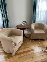 2 chairs/sofa - Ikea Tullsta Chairs with cover