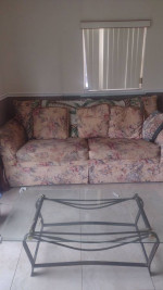 Sofa bed .2 seater plus chair