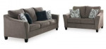 Allmaxx pewter gray Sofa and Loveseat