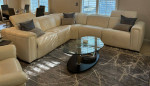 Beautiful White Sofia Vergaro Power Reclining Sectional Sofa!