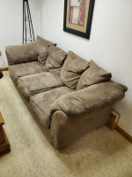 Overstuffed sofa