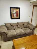 Overstuffed sofa