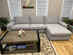 IKEA Kivik Sectional Sofa with Chaise