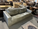 Michael Weiss by Vanguard Leather Sofa with Nailheads