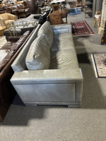 Michael Weiss by Vanguard Leather Sofa with Nailheads