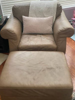 Leather Sofa, Loveseat, Chair and Ottoman