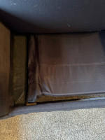 GRAY FULL SIZE SLEEPER SOFA WITH PULLOUT BED