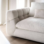 New Crate and Barrel Cambria Boucle Sofa 96" $2299 in stores now