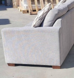 Fabric Sleeper Sofa With Full Size Memory Foam Mattress, Gray
