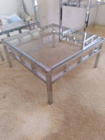 Coctkail, sofa and end tables modern