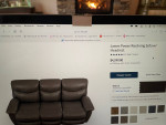 La-zy-Boy (James) Powered Sofa Love Seat Recliner