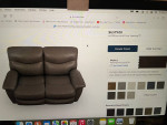 La-zy-Boy (James) Powered Sofa Love Seat Recliner