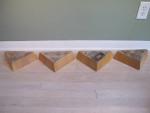 4 Solid Wood Furniture Sofa Couch Feet