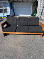 Wooden framed sofa