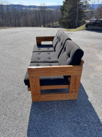 Wooden framed sofa