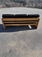 Wooden framed sofa