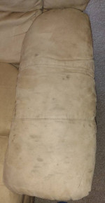 Suede End Sofa