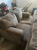 Living room sofa with loveseat