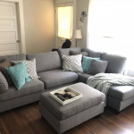 Living room set/sectional sofa couch with ottoman
