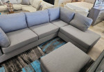 Living room set/sectional sofa couch with ottoman