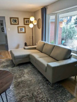 π FREE DELIVERY ! Gorgeous Grey Scandinavian Design Sectional Sofa