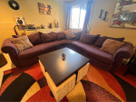 Sectional Sofa with center table & 4 stools