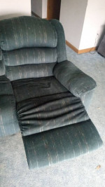 Reclining Couch Sofa Davenport (local delivery $30)