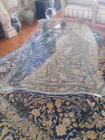 HIGH END SOFA AND END TABLES